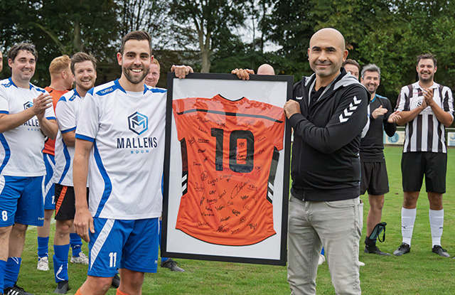 Afscheidswedstrijd Teun Verlouw bij VCB in Biezenmortel